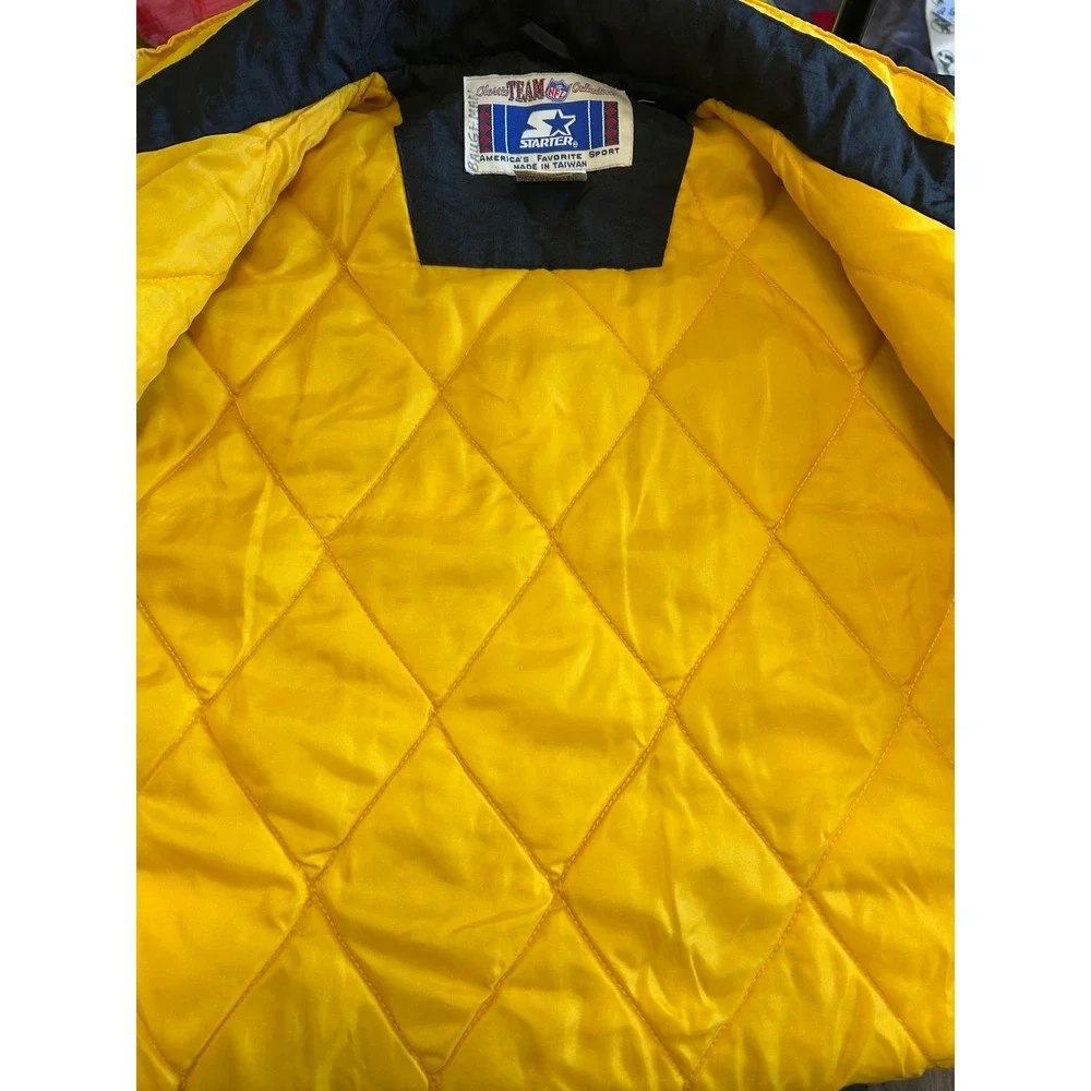 Starter Pittsburgh Steelers NFL Classic Team‎ Collection Puffer Jacket Vintage L